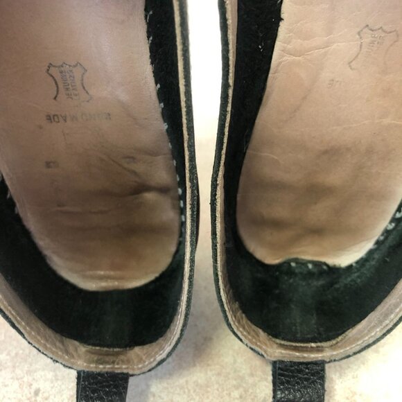 Black Leather Slip On Shoe Size 37(6.5 US) - Picture 7 of 10